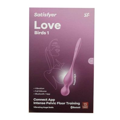 Satisfyer Love Birds 1 App für intensives Beckenbodentraining, Rot, 1Un