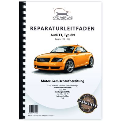 Audi TT 8N 1998-2006 Motronic Einspritz- Zündanlage 180 PS Reparaturanleitung