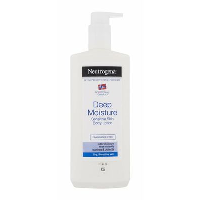 Deep moisturizing body lotion for sensitive Haut 24 H - Volume: 400ml