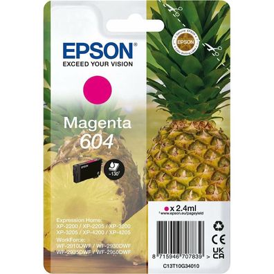 Epson 604T10G34 magenta Tintenpatrone