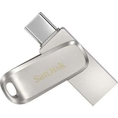 Sandisk USB-Stick Ultra Dual Drive Luxe Type-C silber 64 GB