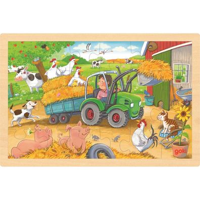 Gollnest & Kiesel Einlegepuzzle Kleiner Traktor