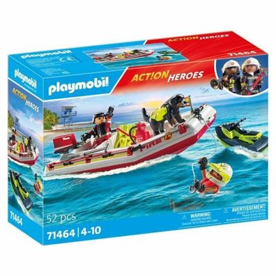 Playmobil 71464 Feuerwehrboot mit Aqua Scooter