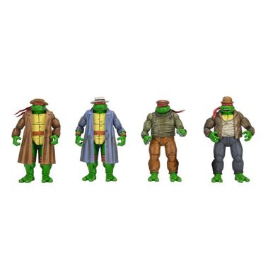 Teenage Mutant Ninja Turtles Actionfiguren 4er Pack Gangster Turtles 18 cm