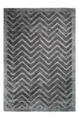 Teppich SchoenesWohnen24 Luxury 410 Grau / Anthrazit
