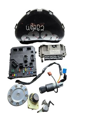 Peugeot 206CC Motorsteuergerät Set Schloss Satz 0261208901 x1