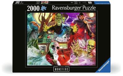 Universal Monsters – 2000 Teile Puzzle von Ravensburger