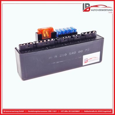 Steuergerät Motoransteuerung A2105400072 Mercedes-benz SLK R170 200 Mercedes