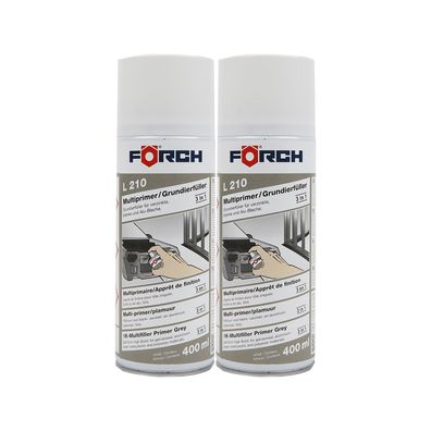 2x FOERCH L210 Multiprimer Grundierfueller 0.4 LTR Filler Füller