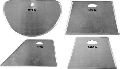 Skrobaki R?CZNE Nierdzewne, 4 SZT