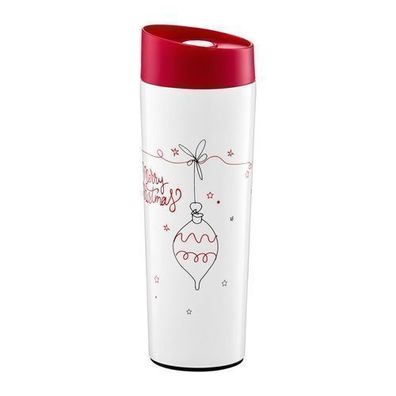 Thermobecher Line Art 340 ml Weihnachtskugel Ambition