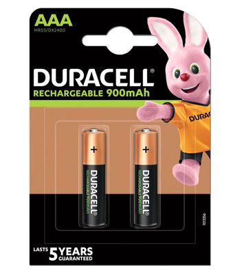 Duracell Akku Recharge Micro AAA HR03 NiMH 1.2V 900 mAh 2er Blister