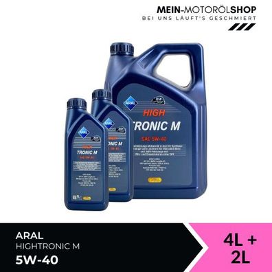 Aral HighTronic M 5W-40 4 + 2 Liter