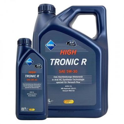 Aral HighTronic R 5W-30 4 + 1 Liter