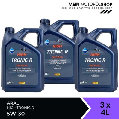 Aral HighTronic R 5W-30 3x4 Liter