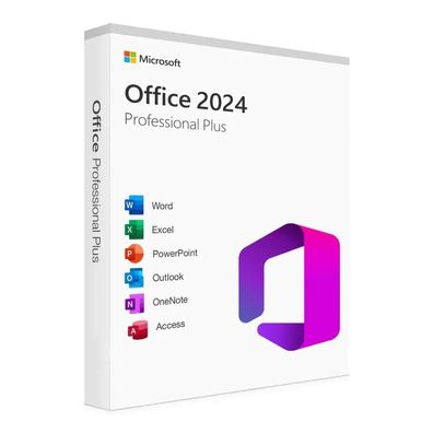 Microsoft Office 2024 Professional Plus | Pro | Vollversion | 1PC | Kein Abo