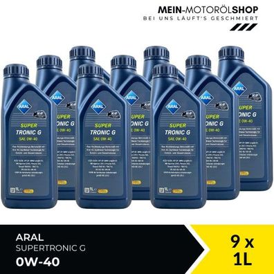 Aral SuperTronic G 0W-40 9x1 Liter