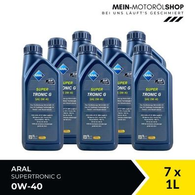Aral SuperTronic G 0W-40 7x1 Liter