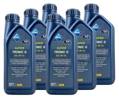 Aral SuperTronic G 0W-40 6x1 Liter