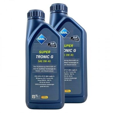 Aral SuperTronic G 0W-40 2x1 Liter