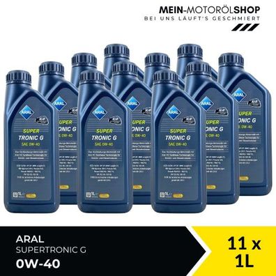 Aral SuperTronic G 0W-40 11x1 Liter