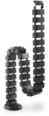 Digitus Flexible Kabelführung Kabelmanagement Schlange schwarz