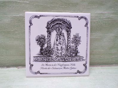 Villeroy & Boch V&A Kachel Fliese Wandbild St Maria Kupfergasse Köln Keramik