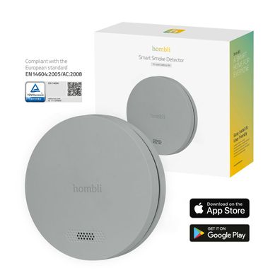Hombli smarter Rauchmelder grau