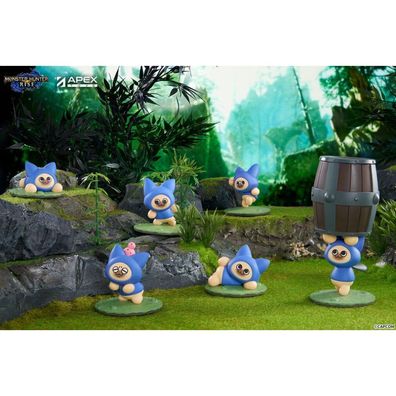 Monster Hunter Rise Sammelfiguren 6er-Pack Felyne Cat