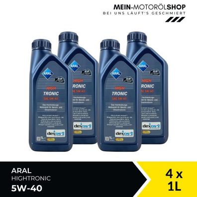 Aral HighTronic 5W-40 4x1 Liter