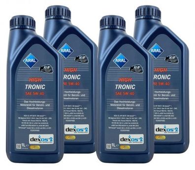 Aral HighTronic 5W-40 4x1 Liter