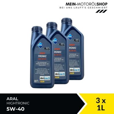 Aral HighTronic 5W-40 3x1 Liter