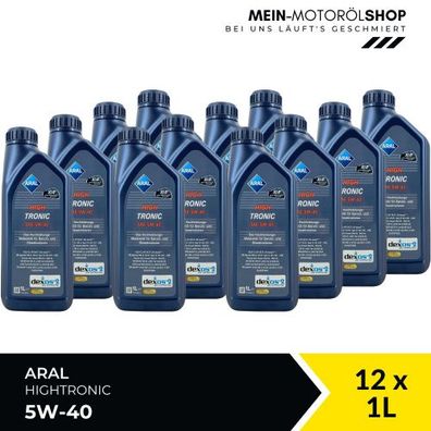 Aral HighTronic 5W-40 12x1 Liter