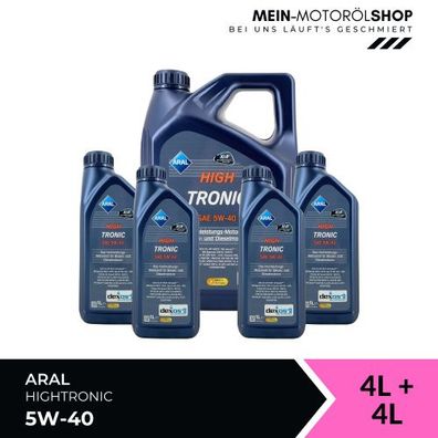 Aral HighTronic 5W-40 4 + 4 Liter