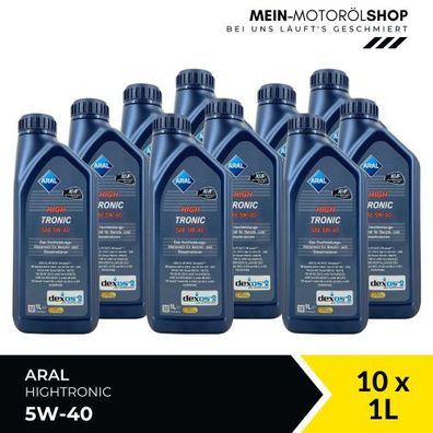 Aral HighTronic 5W-40 10x1 Liter