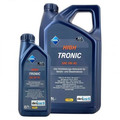 Aral HighTronic 5W-40 5 + 1 Liter