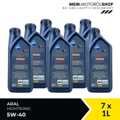 Aral HighTronic 5W-40 7x1 Liter