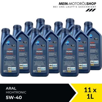 Aral HighTronic 5W-40 11x1 Liter
