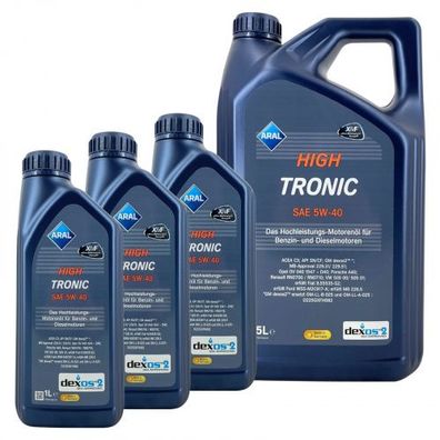 Aral HighTronic 5W-40 5 + 3 Liter