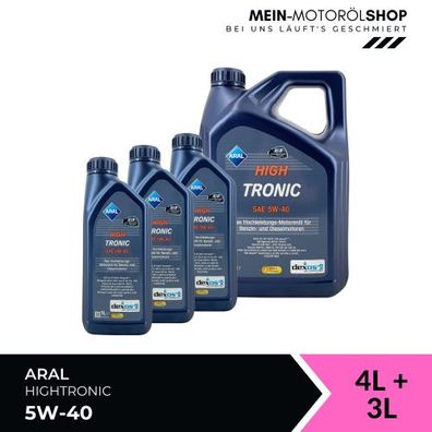 Aral HighTronic 5W-40 4 + 3 Liter