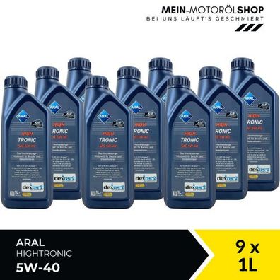 Aral HighTronic 5W-40 9x1 Liter