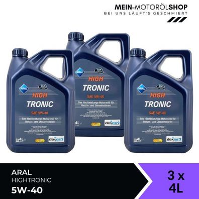 Aral HighTronic 5W-40 3x4 Liter