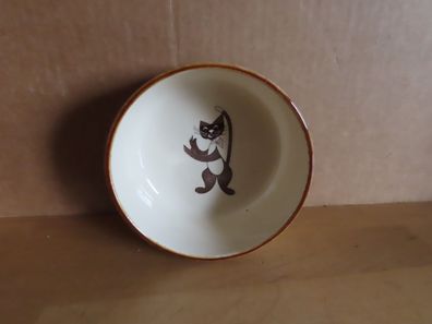 Futternapf Napf Keramik mit Motivdruck schwarze Katze ca. 11,5 cm Ø Gimpet