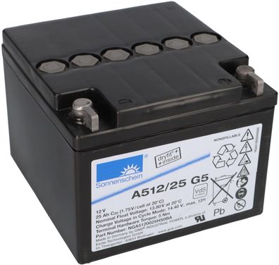 Sonnenschein Bleigel Akku 12V 25Ah Dryfit A512/25G5 VdS Zulassung