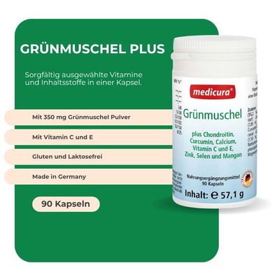 Grünmuschel plus - 90 Kapseln