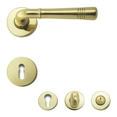 Ghidini R716 Berlin M1 Messing BB/PZ/WC Griff Türdrücker Rosette Türbeschlag