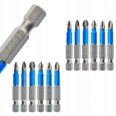 Rosfix Set Torx Bits 12-tlg. – Magnetisch, 1/4" Sechskant | 50 mm Stahl