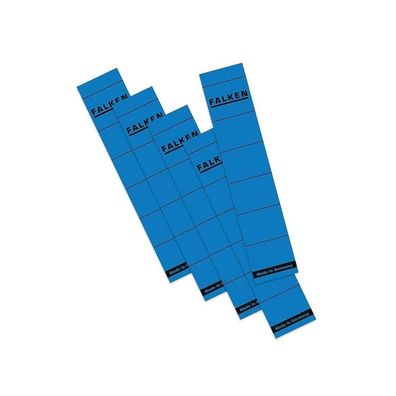 Falken 10er Pack Ordner-Rückenschild Blau