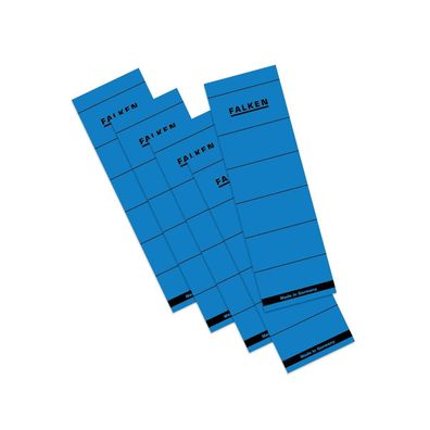 Falken 10er Pack Ordner-Rückenschild Blau