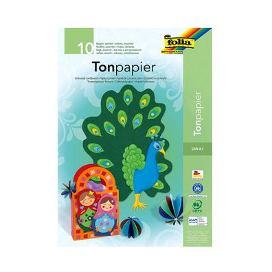 Folia Tonpapier 130g DIN A3 10 Blatt